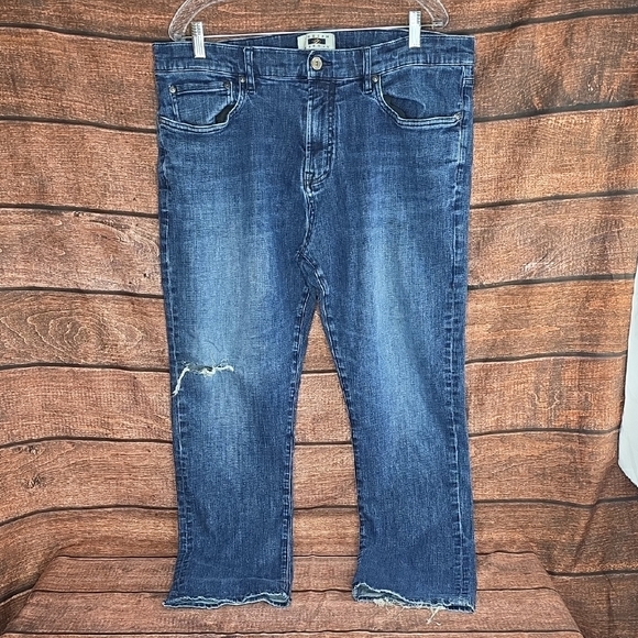 Joseph Abboud Other - Joseph Abboud Blue Jeans with Distressed Details Size 38x30 Slim Fit AQ-1150